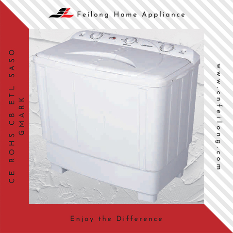 Halbautomatische Glasscheibe Wäscherei Twin Badewaschmaschine